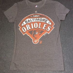 Dark grey Baltimore Orioles T-shirt